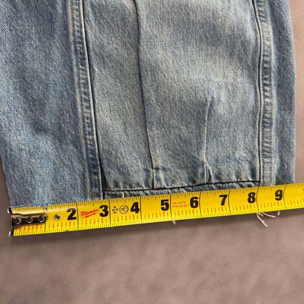 Citizen Of Humanity Denim Cargo Shorts Womens Light Wash Y2K Skater Jorts - Picture 8 of 12